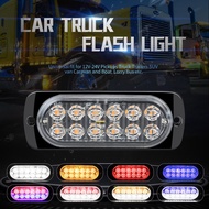 36W Led Strobe Warning Light Cheap Strobe Grille Flashing Lightbar Truck Car Beacon Lamp Amber Traffic Light 12V 24V Car