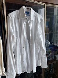 G2000 男士白色恤衫  White Shirt （15.5/ 袖長33.5） （slim fit)