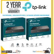 TP LINK VIGI NVR1008H / NVR1016H CCTV NVR 8 /16 CHANNEL NETWORK VIDEO RECORDER