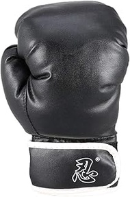 Boxing gloves Boxing Gloves Boxing Gloves 10oz for Training Punching Sparring Punching Bag Boxing Bag Gloves Workout for Boxing Muay Thai MMA for Men and Women (Color : Black, Size : 10oz)