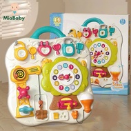 Multi-purpose busy board, busy board, early education toy busy board with handle for children, birth