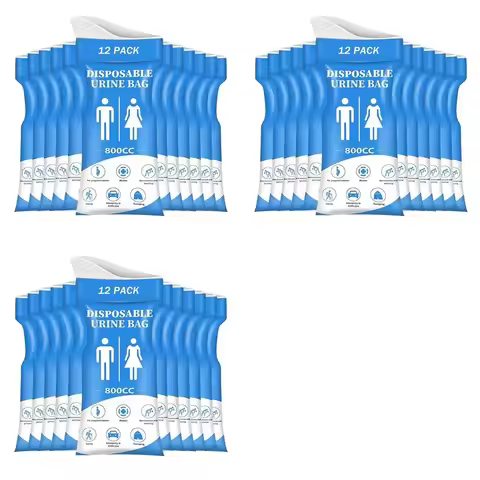 ABIT Disposable Urine Bag, 36 PCS Pee Bags For Travel For Women/Men, 800ML Emergency Portable Urinal