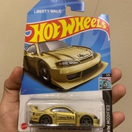 HOTWHEELS LBWK NISSAN SILVIA S15 GOLD (REFER GAMBAR)