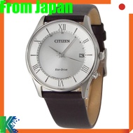 Citizen Eco-Drive Men's Solar Atomic Watch with Leather Strap and Extra Band - Model AS1060 (Various