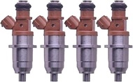 4x E7T05072 Fuel Injector Compatible For Mitsubishi Pajero IO H67W H77W 4G93 4G94 DIM11006 Flow Matc
