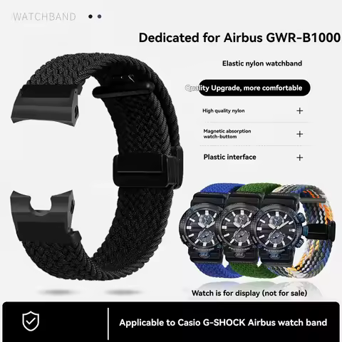 GWR-B1000 Elasticity nylon strap For Casio G-SHOCK 5588 GWR-B1000-1A1PR modified fabric Watchband me