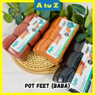 AtuZ [ReadyStock] Pot Feet (Baba)/Baba Pot Feet Stand Big (3pcs/Pack) Kaki Pasu Plastik