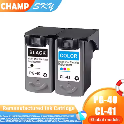 Quality Inkjet Cartridge For PG-40 CL-41 PG40 CL41, For Canon IP1200 IP1300 IP1600 IP1700 IP1800 FAX