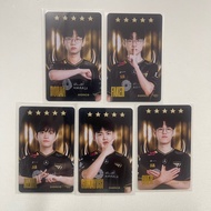 Card T1 2025 photocard Faker Doran Oner Gumayusi Keria League LOL razor D.O.R.C.O