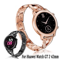 [HOT JUXXKWIHGWH 514] สำหรับ Huawei Watch GT 2 /Honor Magic Watch 2 42มม. สแตนเลสสตีลเปลี่ยน20มม. สายนาฬิกาโลหะ Aolly สร้อยข้อมือ