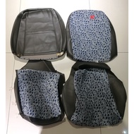 Proton Waja Canvas Leather Seat Cover