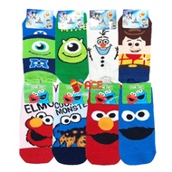 ICONIC SOCKS - Kids Socks Olaf Woody Elmo Cookie Monster - Korean Socks