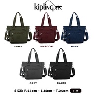 Kipling style medium size Tote bag, waterproof parachute material. size: L.24cm W.16cm H24.cm.