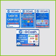 ➝ ━ ▝ GCash Cash In Cash Out and Load Tindahan Business Tarpaulin Signage