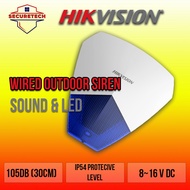 Hikvision DS-PS1-B Wired Indoor Sounder | Siren Alarm | Intrusion Security System
