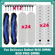 Ecovacs Debot N30 OMNI / N30 PRO OMNI Robot Vacuum Cleaner Accessories Main  Brush Side Brush Dust B
