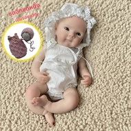เปิดปาก 13 นิ้ว Bettie ซิลิโคน Bebe Reborn สาว 2 ชุดชุดทําด้วยมือทาสีผิว Soft Touch Reborn ตุ๊กตา