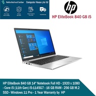 [ Refurbished ] HP EliteBook 840 G8 14" - Full HD - Intel Core i5-1145G7 - 16GB RAM - 256GB SSD - Wi