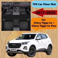 Car Floor Mat For Chery Tiggo 5x 4 Pro 5x Pro Tiggo 5x Plus EMC Wave 3 Waterproof Mud Carpet TPE Foo