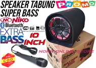Speaker Bluetooh NIKO GL 10 Extra Bass / Salon Aktif Bluetooth Super Bass / Speaker Aktif Super Bass