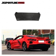 Fits for Chevrolet Corvette C8 Stingray REAL CARBON Rear Bumper Plate Frame 20-21