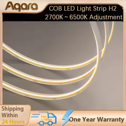 Aqara COB LED Light Strip H2 2700K～6500K Adjustment Smart Light Strip Ra90 COB Lights Tape Indoor Ou