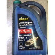 Alcon 2T Outboard Marine Lubricants 5L TCW OIL