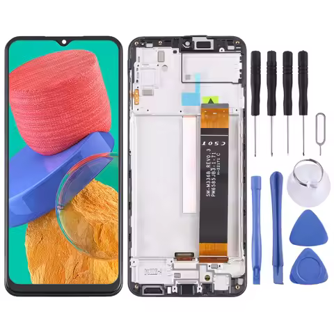 LCD Screen For Samsung Galaxy M33 5G SM-M336B Digitizer Full Assembly with Frame
