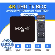 VILLA Intelper MXQ PRO Android TV Box 16GB 5G WiFi 4K HD with i8 Keyboard / Air Mouse Set ATV Voice