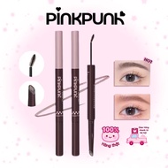 PinkPunk Double-Headed Eyebrow Mascara 2 in 1 No-Smudge Eyebrow Pencil Easy to Use for Beginners (28