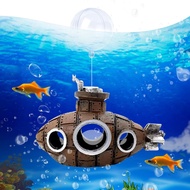 Permainan Hiasan Akuarium Ikan Terapung Aksesori Akuarium |   Hiasan Akuarium Kapal Selam Retro Main
