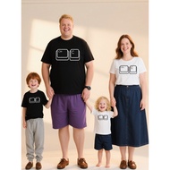Premium Parent-Child Matching T-Shirts "Ctrl C"+"Ctrl V" Summer Family Outfits