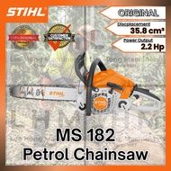 [ORIGINAL GERMANY STIHL MS182-16"/18"] 2-MIX Engine 2.2HP Chainsaw | STIHL 35.8CC Chainsaw MS182