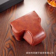 Suitable For Sony A7c Camera Bag A6000 A6400 A6100 Zve10 Leather Case Protective Cover