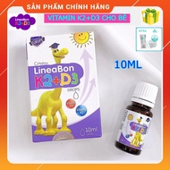 (HỏaTốc1h) Vitamin D3 K2 Lineabon dạng xịt màu xanh - K2D3 Tăng Chiều Cao chống còi xương cho bé cha
