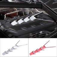Aluminum Alloy Car Engine Hood Decorative Patch Sticker For Chevrolet Corvette C8 Stingray Z51 Z06 2