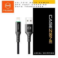MCDODO Phone Cable CA-7410 / 7412 Auto Power Off Fast Charging Data Transfer 1.2 Meter Current Max 5