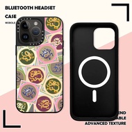 Dragon-shaped Stamp Sticker casetify Mirror Magnetic Phone Case Suitable for iPhone15ProMax Compatible with iP15Pro Phone Case Suitable for Compatible iPhone11 12 13 14ProMax 13Promax 14 Plus 15 Plus Magnetic Phone Case