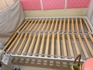 IKEA白色單人床架 1.5x2m