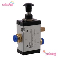 AHTY Solenoid Valve, 3 Way Air Hand 3R210-08, Manual Air Valve 1/4" PT Air Manual Control 2 Position