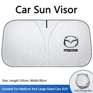 Car Window Sunshade Cover Visor UV Protector Windscreen Folding For Mazda 2 3 6 5 Atenza CX30 CX90 C