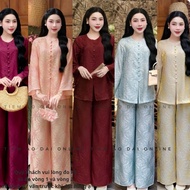 PP01 Set of Straight Form Metallic Ba Ba Dharma Dress - Dress for Going to the Silkworm Temple with 