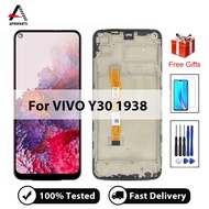 จอ LCD 6.47 "สำหรับ Vivo Y30 1938จอแสดงผล LCD หน้าจอสัมผัสอะไหล่สำหรับ Vivo Y30 LCD พร้อมเครื่องมือซ