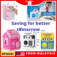 Cartoon Saving Box ATM Machine Cartoon Piggy Bank with password Tabung Simpanan password Mini ATM ma