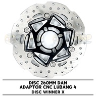 DISC WINNER X / SUPRA GTR 260MM PNP VARIO 110 125 150 BEAT SCOOPY 260-Kumma.id