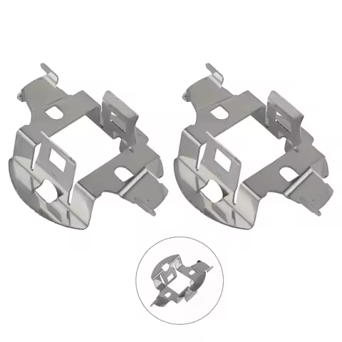 2pcs H7 HID Lamp Holder Headlight Bulb Base Bulb Fixing Clip Car Bulb Fixing Clip Adapter Holder For