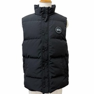 成色極佳 □CANADA GOOSE2081MB GARSON 背心，附Logo貼片，拉鍊設計，黑色，M碼，加拿大製造，正品男士款