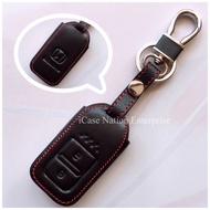 。 Honda Jazz City Brv Hrv Vezel Crv Accord keyless remote car key leather case cover