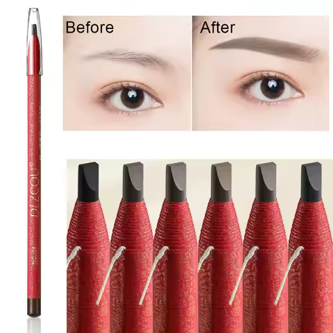1pcs Eyebrow Pencil Cosmetics Eyebrow Tint Waterproof Microblading Tattoo Brow Pen Eye Brow Pencil P