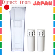 Cleansui pot-type water purifier [Genuine made in Japan] Total 2 cartridges [Body CP012W-WT] Filtere